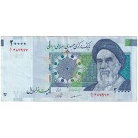 اسکناس 20000 ریال (مظاهری - شیبانی) - تک - EF45 - جمهوری اسلامی