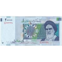 اسکناس 20000 ریال (حسینی - شیبانی) تصویر کوچک - جایگزین - تک - UNC61 - جمهوری اسلامی