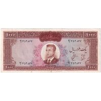 اسکناس 1000 ریال 1341 - تک - VF35 - محمد رضا شاه