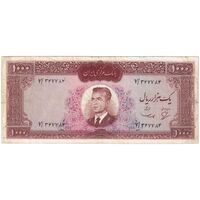 اسکناس 1000 ریال (بهنیا - سمیعی) - تک - VF30 - محمد رضا شاه