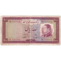 اسکناس 100 ریال 1333 - تک - F12 - محمد رضا شاه