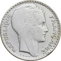 سکه 10 فرانک 1930 جمهوری سوم - EF - cleaned - فرانسه