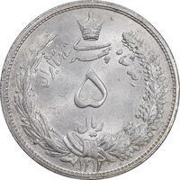 سکه 5 ریال 1313 - MS63 - رضا شاه