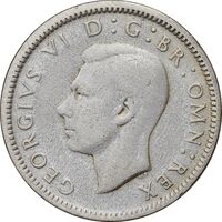 سکه 6 پنس 1942 جرج ششم - EF40 - انگلستان