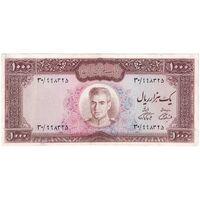 اسکناس 1000 ریال (آموزگار - فرمان فرماییان) - تک - VF30 - محمد رضا شاه