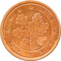 سکه 2 یورو سنت 2004F جمهوری فدرال - MS61 - آلمان