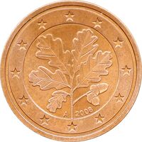 سکه 2 یورو سنت 2008A جمهوری فدرال - AU58 - آلمان