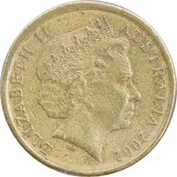 سکه 2 دلار 2002 الیزابت دوم - EF45 - استرالیا