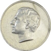 مدال نقره بیست و پنجمین سال سلطنت 1344 - EF40 - محمدرضا شاه