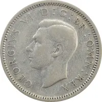 سکه 6 پنس 1943 جرج ششم - EF45 - انگلستان