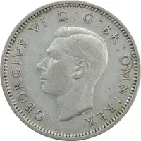 سکه 6 پنس 1944 جرج ششم - EF45 - انگلستان