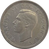 سکه 6 پنس 1949 جرج ششم - AU58 - انگلستان