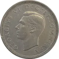 سکه 6 پنس 1949 جرج ششم - AU58 - انگلستان
