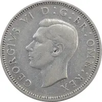 سکه 1 شیلینگ 1946 جرج ششم - تیپ 1 - AU50 - انگلستان