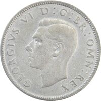 سکه 2 شیلینگ 1942 جرج ششم - EF40 - انگلستان