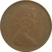 سکه 1/2 پنی 1973 الیزابت دوم - EF40 - انگلستان
