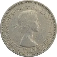 سکه 1 شیلینگ 1953 (سپر انگلیس) الیزابت دوم - EF45 - انگلستان