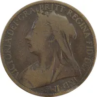 سکه 1 پنی 1900 ویکتوریا - VG - انگلستان