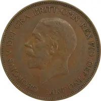 سکه 1 پنی 1936 جرج پنجم - EF45 - انگلستان