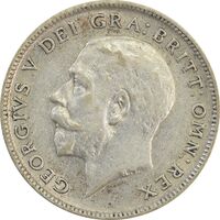سکه 6 پنس 1924 جرج پنجم - AU58 - انگلستان