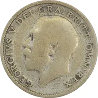 سکه 6 پنس 1924 جرج پنجم - F - انگلستان
