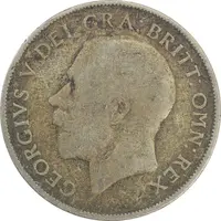 سکه 1 شیلینگ 1921 جرج پنجم - VF25 - انگلستان