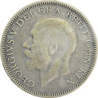 سکه 1 شیلینگ 1927 جرج پنجم - VF30 - انگلستان