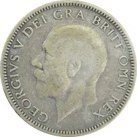 سکه 1 شیلینگ 1927 جرج پنجم - VF30 - انگلستان