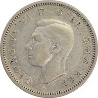 سکه 6 پنس 1939 جرج ششم - EF40 - انگلستان