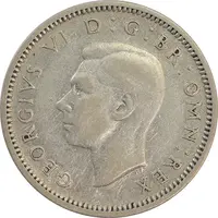 سکه 6 پنس 1939 جرج ششم - EF40 - انگلستان