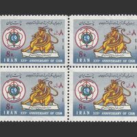 تمبر سالگرد شورای ورزشی ارتشهای جهانی 1352 - محمدرضا شاه