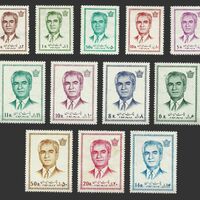 تمبر سری سیزدهم پستی 1350 - محمد رضا شاه