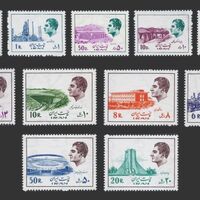 تمبر سری هفدهم پستی 1354 - محمد رضا شاه