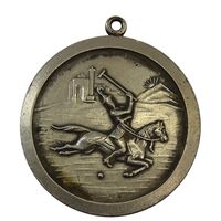 مدال یادبود سازمان تربیت بدنی ایران (چوگان) - بزرگ - EF40 - محمدرضا شاه