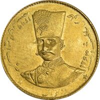 سکه طلا 2 تومان 1299 تصویری - MS62 - ناصرالدین شاه