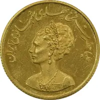 مدال طلا یادبود گارد شهبانو - نوروز 1352 - MS63 - محمد رضا شاه
