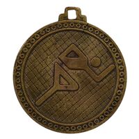 مدال آویز بازی های آسیایی تهران 1353 (َدو و میدانی) - AU58 - محمد رضا شاه