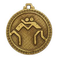 مدال آویز بازی های آسیایی تهران 1353 (کشتی) - MS61 - محمد رضا شاه