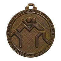 مدال آویز بازی های آسیایی تهران 1353 (کشتی) - EF40 - محمد رضا شاه