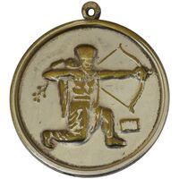 مدال برنز قهرمانی تیراندازی (نقره ای) - VF30 - محمد رضا شاه