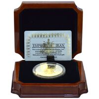 مدال یادبود محمدرضا شاه و کوروش 1383 (جعبه فابریک) - MS66 - جمهوری اسلامی