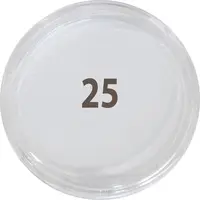 کاور سکه پلاستیکی (کپسول) - سایز 25 - ذره بینی