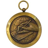 مدال برنز سواد آموزی - AU - محمد رضا شاه