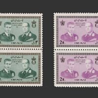 تمبر اولاف پادشاه نروژ 1343 - محمدرضا شاه