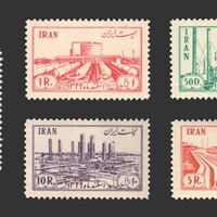 تمبر ملی شدن صنعت نفت در ایران 1331 - محمدرضا شاه