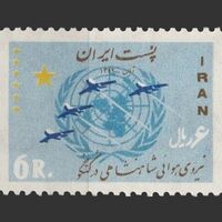 تمبر نیروی هوایی در کنگو 1342 - محمدرضا شاه