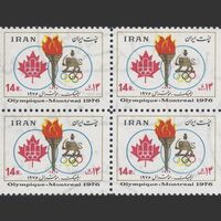 تمبر المپیک مونترال 1355 - محمدرضا شاه