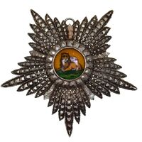 نشان همایونی درجه چهار - AU - احمد شاه