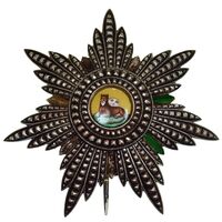 نشان همایونی درجه دو - EF45 - احمد شاه