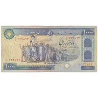 اسکناس 10000 ریال (بنی صدر - نوبری) - تک - VF35 - جمهوری اسلامی